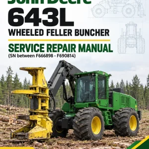 John Deere 643L Wheeled Feller Buncher Service Repair Manual (SN between F666898 - F690814)