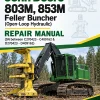 John Deere 803M, 853M Feller Buncher (Open-Loop Hydraulic) Repair Manual (SN between C270423 - C409162 & D270423 - D409162)
