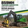 John Deere 859MH Tracked Harvester (Open-Loop Hydraulic) Repair Manual (SN between C270423 - C408745 & D270423 - D408745) John Deere 859MH Tracked Harvester (Open-Loop Hydraulic) Repair Manual (SN between C270423 - C408745 & D270423 - D408745)