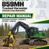 John Deere 859MH Tracked Harvester (Closed-Loop Hydraulic) Repair Manual (SN between C270423 - C408745 & D270423 - D408745)