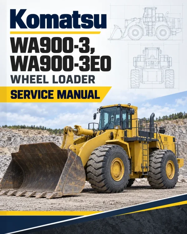 Komatsu WA900-3, WA900-3E0 Wheel Loader Service Manual Komatsu WA900-3, WA900-3E0 Wheel Loader Service Manual