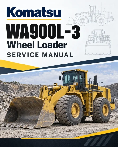 Komatsu WA900L-3 Wheel Loader Service Manual Komatsu WA900L-3 Wheel Loader Service Manual