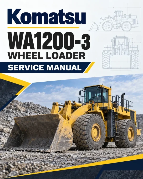 Komatsu WA1200-3 Wheel Loader Service Manual