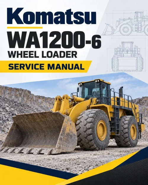 Komatsu WA1200-6 Wheel Loader Service Manual Komatsu WA1200-6 Wheel Loader Service Manual