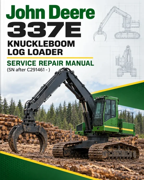 John Deere 337E Knuckleboom Log Loader Service Repair Manual (SN after C291461 - ) John Deere 337E Knuckleboom Log Loader Service Repair Manual (SN after C291461 - )