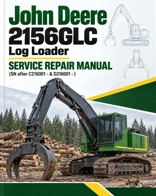 John Deere 2156GLC Log Loader Service Repair Manual (SN after C216001 - & D216001 - ) John Deere 2156GLC Log Loader Service Repair Manual (SN after C216001 - & D216001 - )