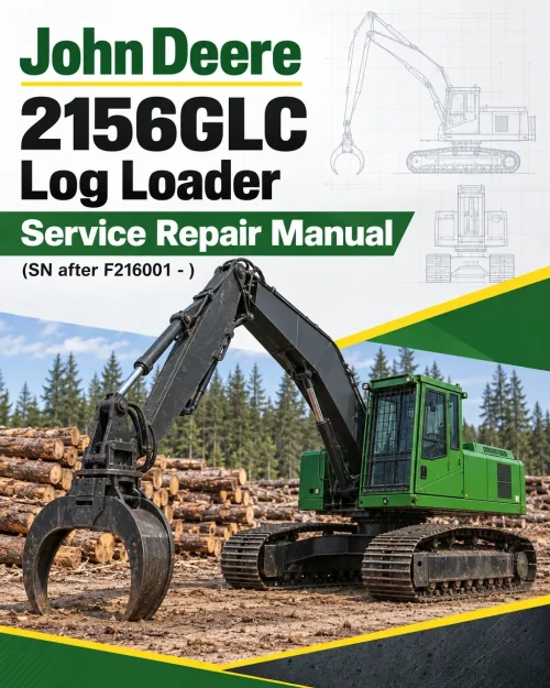 John Deere 2156GLC Log Loader Service Repair Manual (SN after F216001 - ) John Deere 2156GLC Log Loader Service Repair Manual (SN after F216001 - )