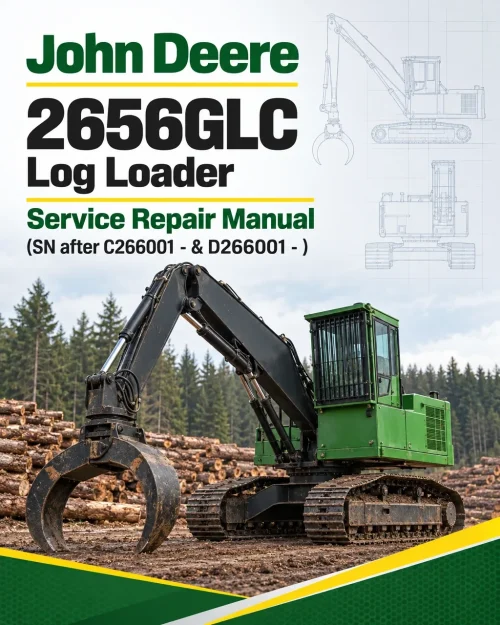 John Deere 2656GLC Log Loader Service Repair Manual (SN after C266001 - & D266001 - ) John Deere 2656GLC Log Loader Service Repair Manual (SN after C266001 - & D266001 - )