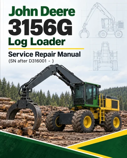 John Deere 3156G Log Loader Service Repair Manual (SN after D316001 - ) John Deere 3156G Log Loader Service Repair Manual (SN after D316001 - )