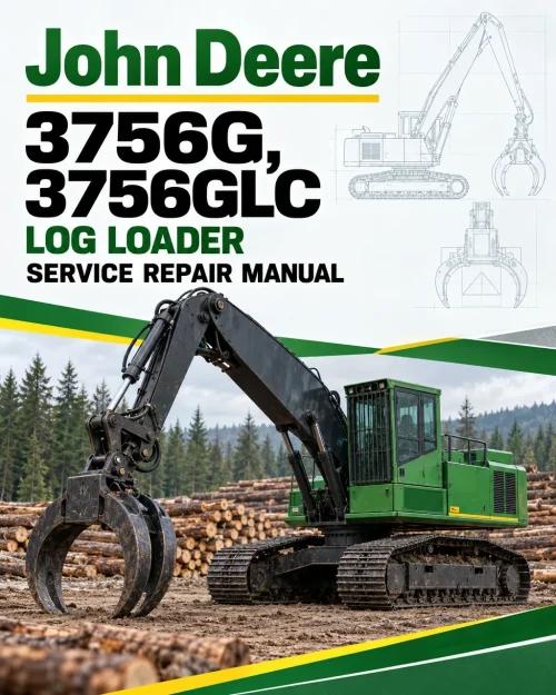 John Deere 3756G, 3756GLC Log Loader Service Repair Manual (SN after D376001 - ) John Deere 3756G, 3756GLC Log Loader Service Repair Manual (SN after D376001 - )