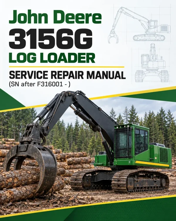 John Deere 3156G Log Loader Service Repair Manual (SN after F316001 - ) John Deere 3156G Log Loader Service Repair Manual (SN after F316001 - )