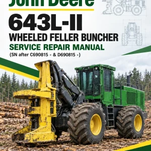 John Deere 643L-II Wheeled Feller Buncher Service Repair Manual (SN after C690815 - & D690815 -) John Deere 643L-II Wheeled Feller Buncher Service Repair Manual (SN after C690815 - & D690815 -)