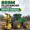 John Deere 859M Feller Buncher (Closed-Loop) Repair Manual (S.N F293917 – F409162 & L343913 - L409162)
