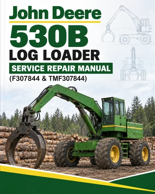 John Deere 530B Log Loader Service Repair Manual (F307844 & TMF307844) John Deere 530B Log Loader Service Repair Manual (F307844 & TMF307844)