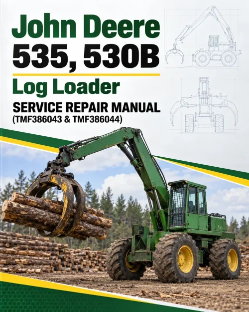 John Deere 535, 530B Log Loader Service Repair Manual (TMF386043 & TMF386044) John Deere 535, 530B Log Loader Service Repair Manual (TMF386043 & TMF386044)