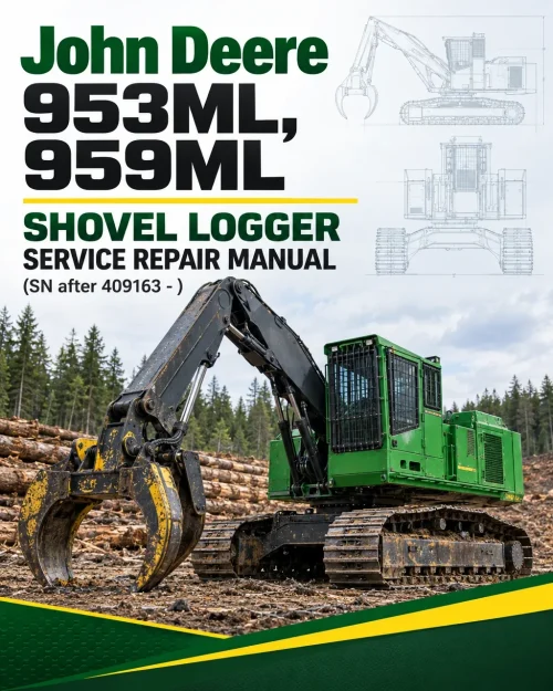 John Deere 953ML, 959ML Shovel Logger Service Repair Manual (SN after 409163 - ) John Deere 953ML, 959ML Shovel Logger Service Repair Manual (SN after 409163 - )