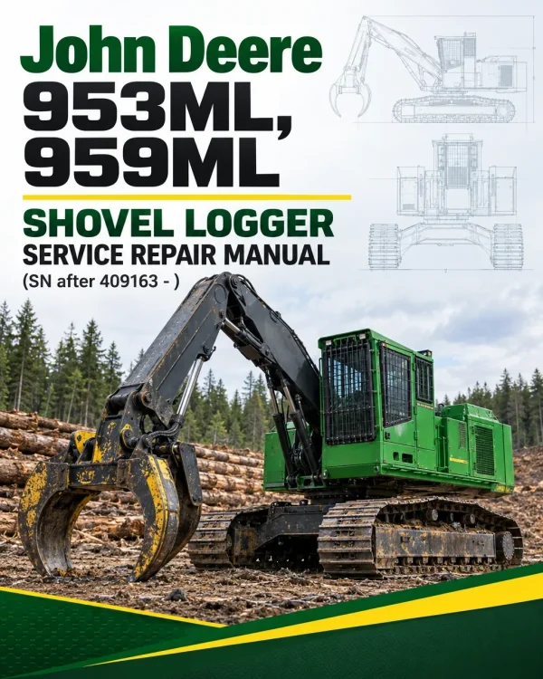 John Deere 953ML, 959ML Shovel Logger Service Repair Manual (SN after 409163 - ) John Deere 953ML, 959ML Shovel Logger Service Repair Manual (SN after 409163 - )