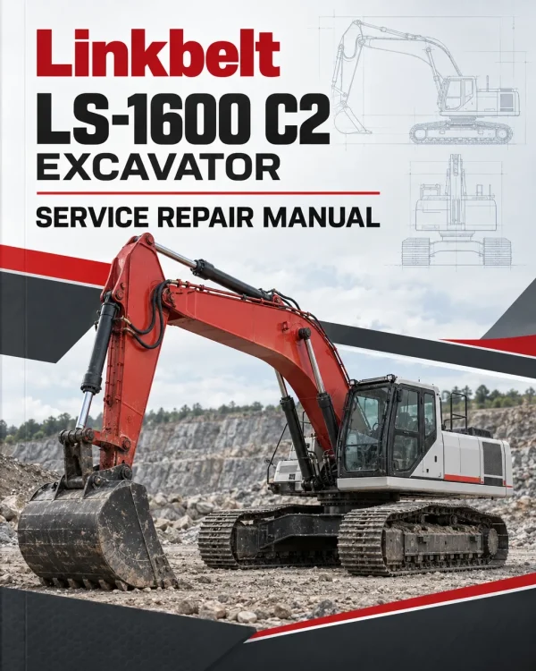 Linkbelt LS-1600 C2 Excavator Service Repair Manual Linkbelt LS-1600 C2 Excavator Service Repair Manual
