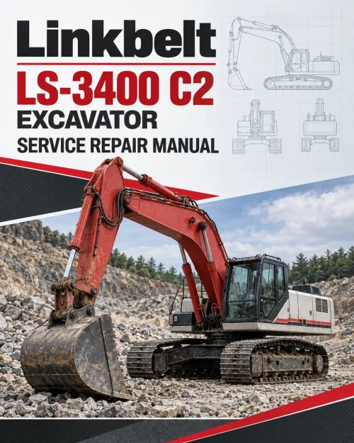 Linkbelt LS-3400 C2 Excavator Service Repair Manual Linkbelt LS-3400 C2 Excavator Service Repair Manual