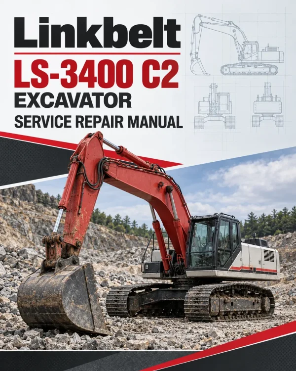 Linkbelt LS-3400 C2 Excavator Service Repair Manual