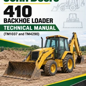John Deere 410 Backhoe Loader Technical Manual (TM1037 and TM4290) John Deere 410 Backhoe Loader Technical Manual (TM1037 and TM4290)