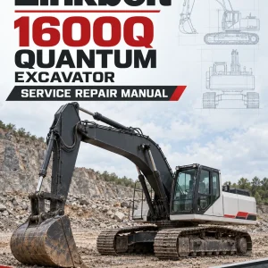 Linkbelt 1600Q Quantum Excavator Service Repair Manual