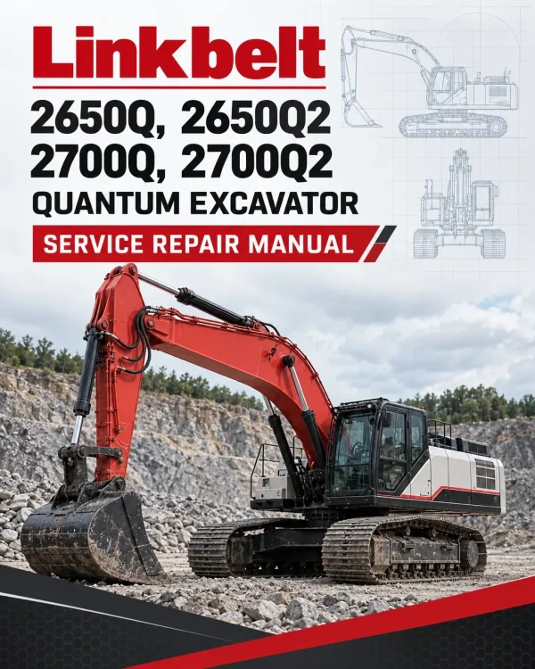 Linkbelt 2650Q, 2650Q2, 2700Q, 2700Q2 Quantum Excavator Service Repair Manual Linkbelt 2650Q, 2650Q2, 2700Q, 2700Q2 Quantum Excavator Service Repair Manual
