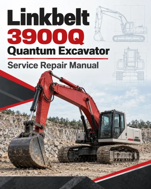 Linkbelt 3900Q Quantum Excavator Service Repair Manual