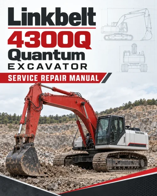 Linkbelt 4300Q Quantum Excavator Service Repair Manual