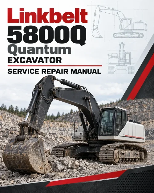 Linkbelt 5800Q Quantum Excavator Service Repair Manual
