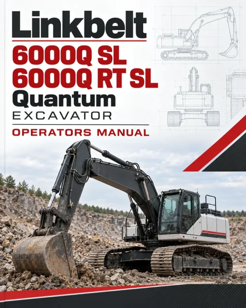 Linkbelt 6000Q SL, 6000Q RT SL Quantum Excavator Operators Manual