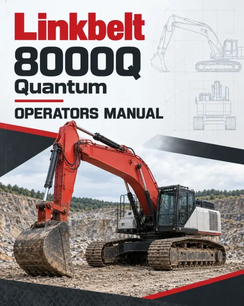 Linkbelt 8000Q Quantum Excavator Operators Manual