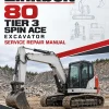 Linkbelt 80 Tier 3 Spin Ace Excavator Service Repair Manual