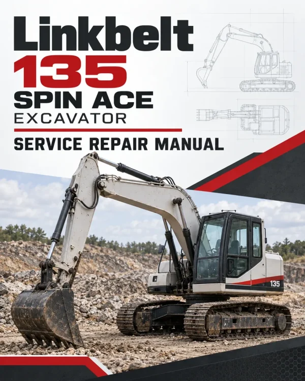 Linkbelt 135 Spin Ace Excavator Service Repair Manual