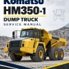 Komatsu HM350-1 Dump Truck Service Manual