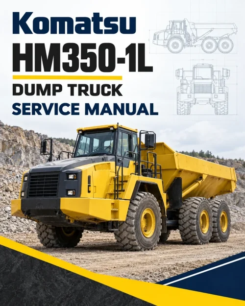Komatsu HM350-1L Dump Truck Service Manual