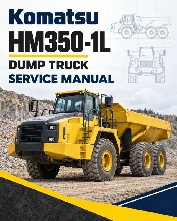 Komatsu HM350-1L Dump Truck Service Manual Komatsu HM350-1L Dump Truck Service Manual