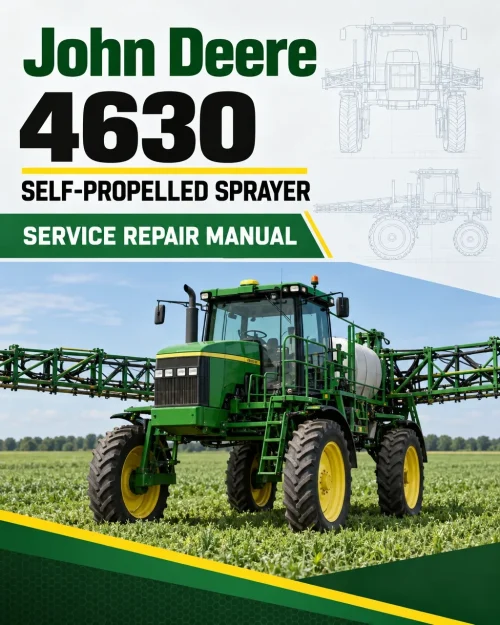 John Deere 4630 Self-Propelled Sprayer Service Repair Manual (TM106219) John Deere 4630 Self-Propelled Sprayer Service Repair Manual (TM106219)