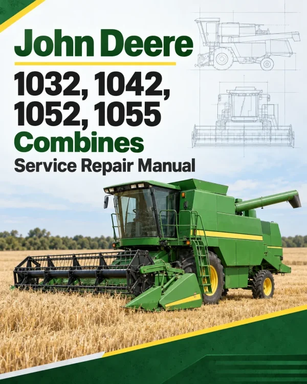 John Deere 1032, 1042, 1052, 1055 Combines Service Repair Manual (TM4413) John Deere 1032, 1042, 1052, 1055 Combines Service Repair Manual (TM4413)
