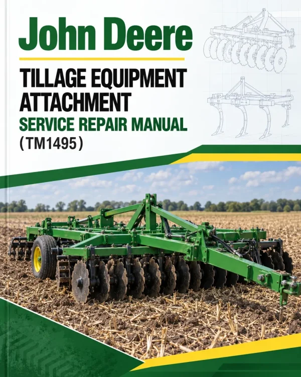 John Deere Tillage Equipment Attachment Service Repair Manual (TM1495) John Deere Tillage Equipment Attachment Service Repair Manual (TM1495)