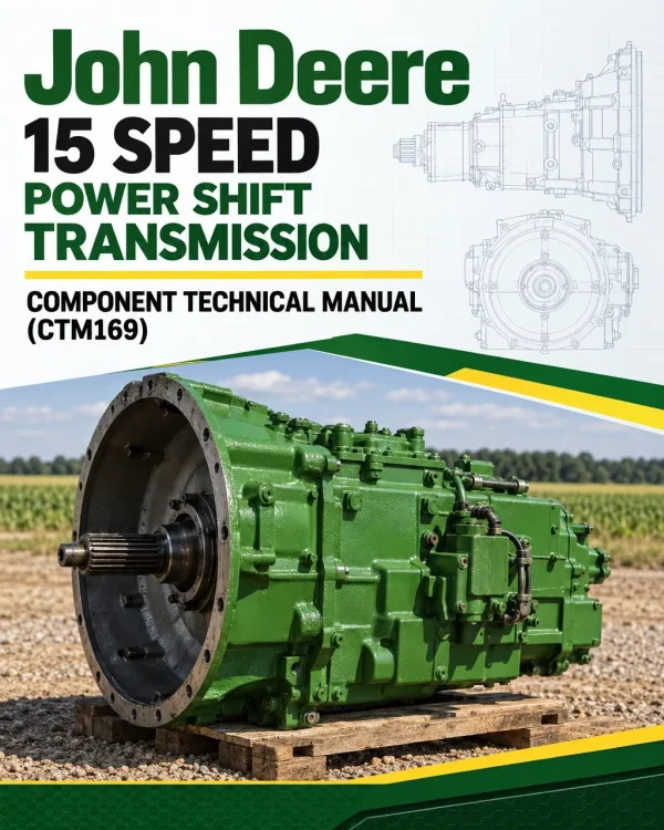 John Deere 15 Speed Power Shift Transmission Component Technical Manual (CTM169)