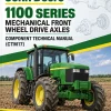 John Deere 1100 Series Mechanical Front Wheel Drive Axles Component Technical Manual (CTM17) John Deere 1100 Series Mechanical Front Wheel Drive Axles Component Technical Manual (CTM17)
