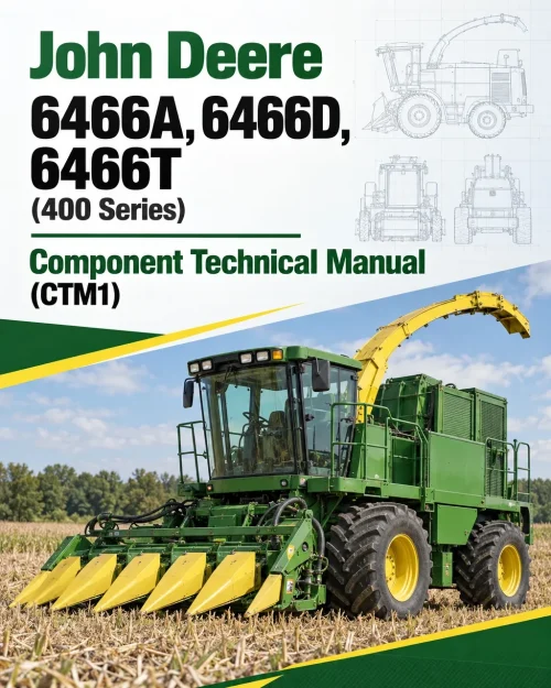 John Deere 6466A, 6466D, 6466T (400 Series) Component Technical Manual (CTM1) John Deere 6466A, 6466D, 6466T (400 Series) Component Technical Manual (CTM1)