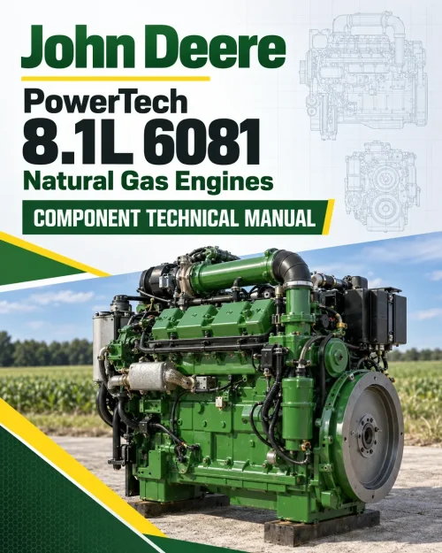 John Deere PowerTech 8.1L 6081 Natural Gas Engines Component Technical Manual (CTM87)