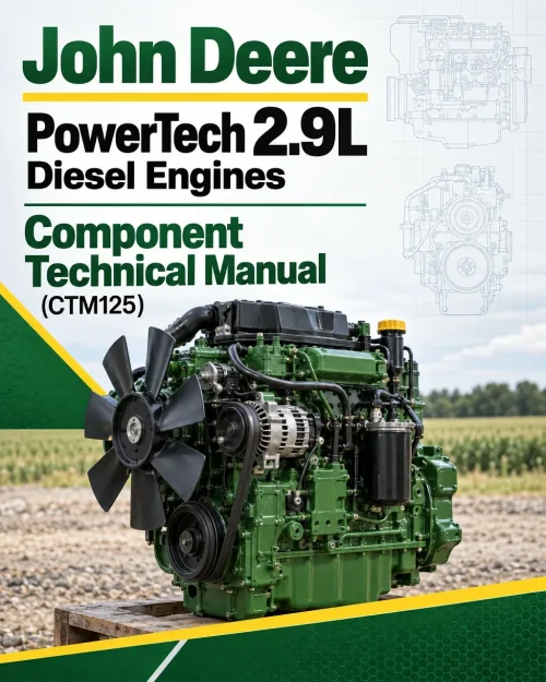 John Deere PowerTech 2.9L Diesel Engines Component Technical Manual (CTM125) John Deere PowerTech 2.9L Diesel Engines Component Technical Manual (CTM125)