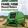 John Deere F440E, F450E Round Balers Service Repair Manual (5FBD402)
