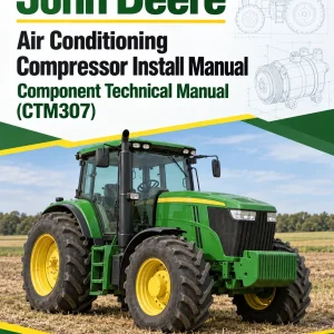 John Deere Air Conditioning Compressor Install Manual Component Technical Manual (CTM307)