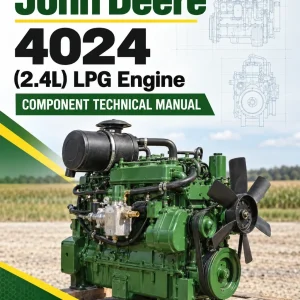 John Deere 4024 (2.4L) LPG Engine Component Technical Manual (CTM443)