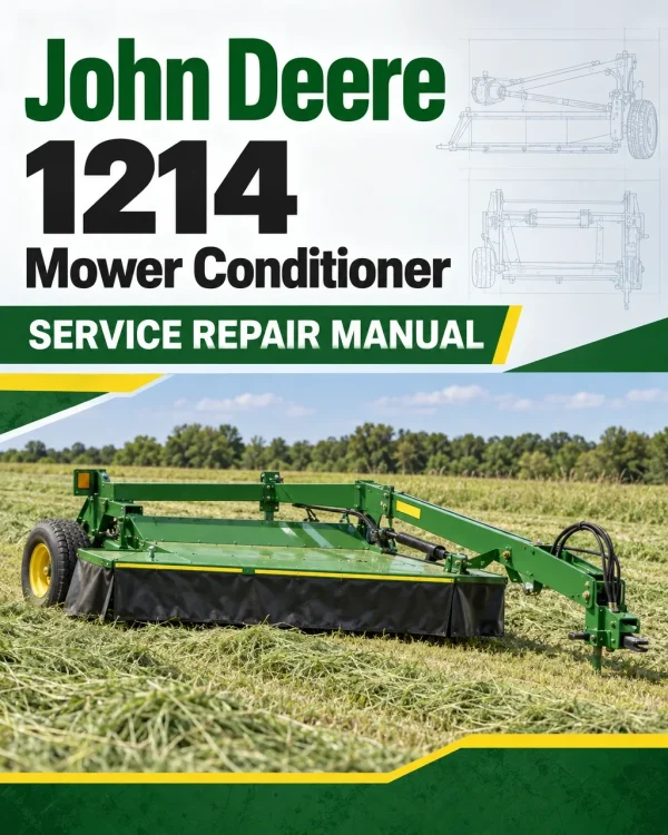 John Deere 1214 Mower Conditioner Service Repair Manual (TM1132)