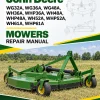 John Deere WG32A, WG36A, WG48A, WH36A, WHP36A, WH48A, WHP48A, WH52A, WHP52A, WH61A, WHP61A Mowers Repair Manual